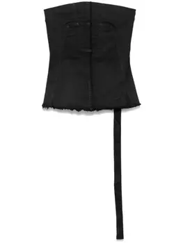 Rick Owens DRKSHDW топ-бюстье, черный