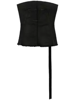 Rick Owens DRKSHDW топ-бюстье, черный