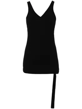 Rick Owens DRKSHDW топ Double Ziggy Bananatank, черный