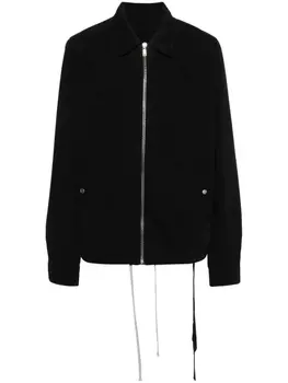 Rick Owens DRKSHDW твиловая куртка Zipfront, черный