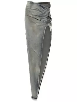 Rick Owens DRKSHDW юбка макси EDFU, синий