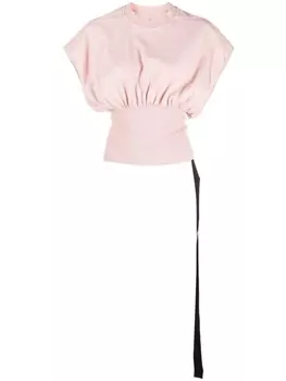 Rick Owens DRKSHDW укороченная блузка Tommy, розовый