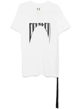 Rick Owens DRKSHDW уровень футболка, белый