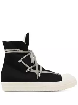 Rick Owens DRKSHDW высокие кеды Hexa, черный