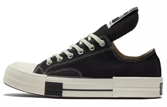 Rick Owens DRKSHDW x Converse 1970s Turbodrk Chuck Taylor All Star OX Black