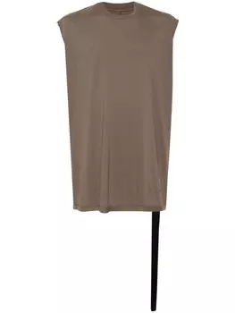Rick Owens DRKSHDW жилет Tarp, коричневый