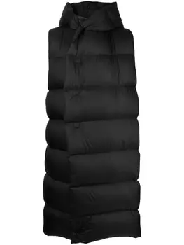 Rick Owens дутый жилет, черный