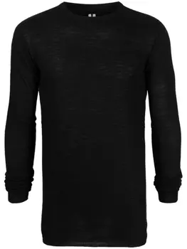 Rick Owens джемпер Biker Level из вирджинской шерсти, черный