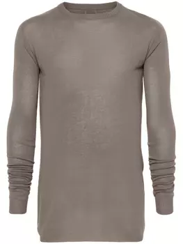 Rick Owens джемпер Biker Level, коричневый