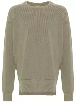 Rick Owens джемпер Fisherman из вирджинской шерсти, зеленый