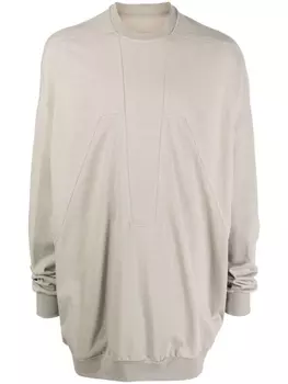 Rick Owens джемпер Splintered Peter из органического хлопка, нейтральный цвет