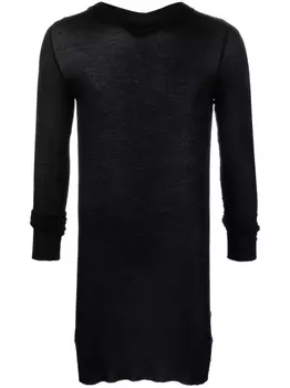 Rick Owens джемпер тонкой вязки с капюшоном, черный