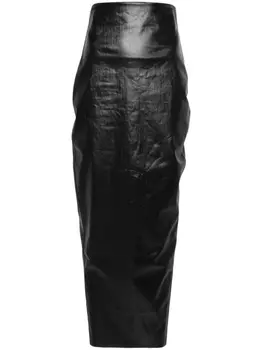 Rick Owens джинсовая юбка, черный