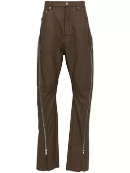 Rick Owens джинсы Bolan Banana, коричневый