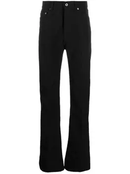 Rick Owens джинсы bootcut средней посадки, черный