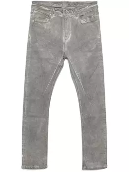 Rick Owens джинсы скинни, серый