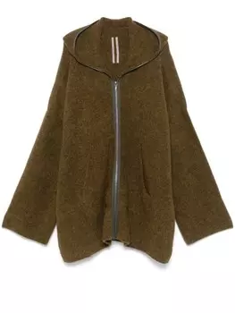 Rick Owens фактурный кардиган, коричневый