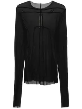 Rick Owens футболка Edfu, черный
