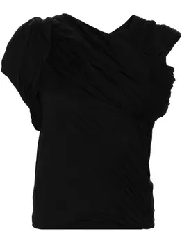 Rick Owens футболка Harness из органического хлопка, черный