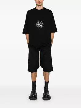 Rick Owens футболка Jumbo, черный