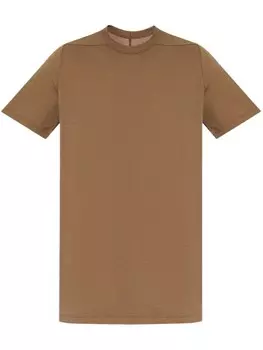 Rick Owens футболка Level T из хлопка, коричневый