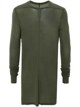 Rick Owens футболка Level, зеленый