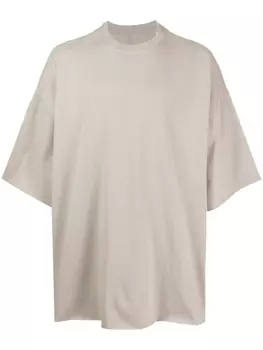 Rick Owens футболка оверсайз, серый