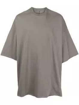 Rick Owens футболка оверсайз, серый