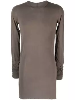 Rick Owens футболка с длинными рукавами, коричневый
