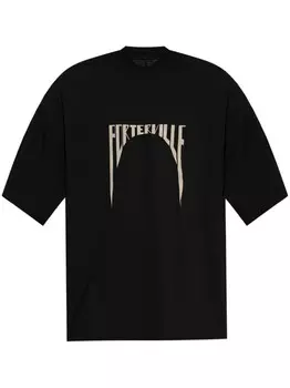 Rick Owens футболка с графическим принтом, черный