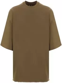 Rick Owens футболка Томми Т, коричневый