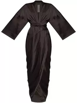 Rick Owens халат-халат, черный