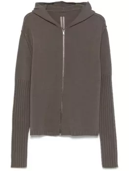 Rick Owens худи на молнии, нейтральный