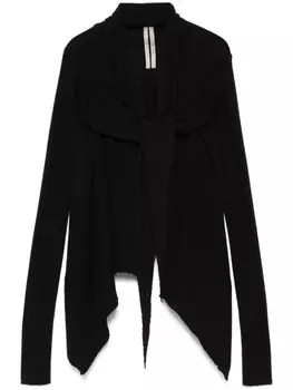 Rick Owens кардиган из вирджинской шерсти, черный