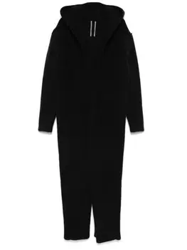 Rick Owens кардиган-пальто Robe с капюшоном, черный