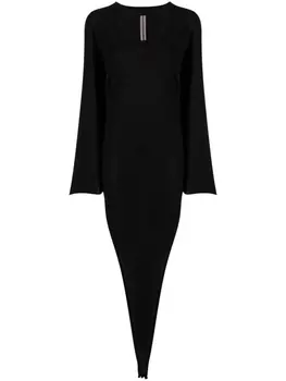 Rick Owens кашемировое платье, черный
