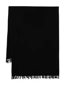 Rick Owens кашемировый шарф, черный