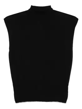 Rick Owens кашемировый топ, черный