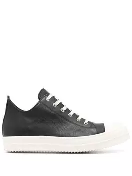 Rick Owens кеды с контрастным носком, черный