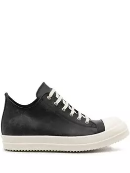 Rick Owens кеды с резиновым носком, черный