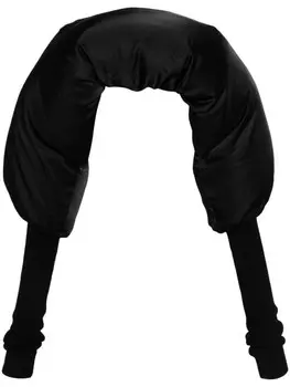 Rick Owens кейп Duvetina, черный