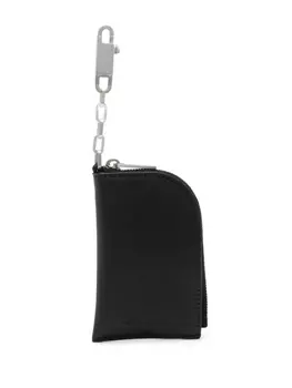 Rick Owens кошелек с карабином, черный