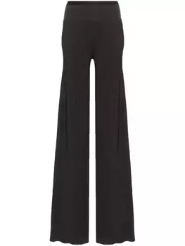 Rick Owens косые брюки, серый
