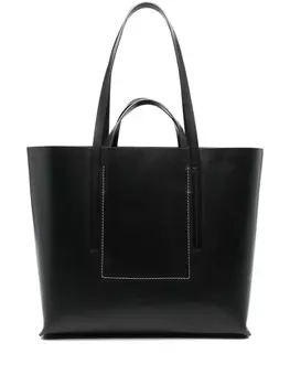 Rick Owens кожаная сумка-тоут, черный
