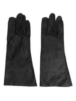 Rick Owens кожаные перчатки, черный