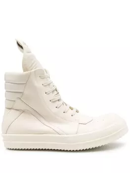 Rick Owens кроссовки Geobasket, нейтральный цвет