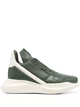 Rick Owens кроссовки Geth, зеленый