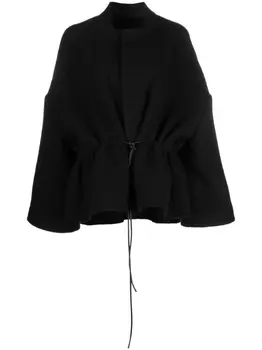 Rick Owens куртка Sail из вирджинской шерсти с широкими рукавами, черный