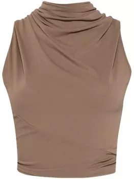 Rick Owens Lilies топ Poppy, коричневый
