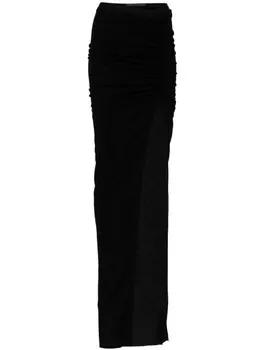 Rick Owens Lilies юбка асимметричного кроя, черный